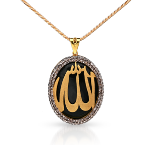 Diamond Polki Pendant In With White Gold