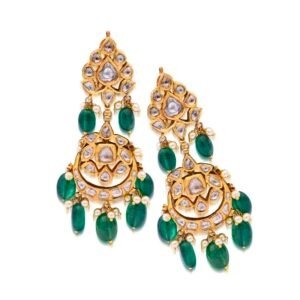 Diamond Polki Earrings Chand Balay