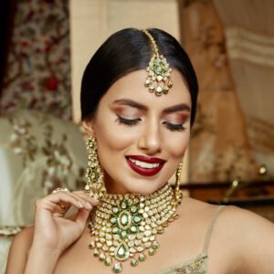 Diamond Polki Bridal Set