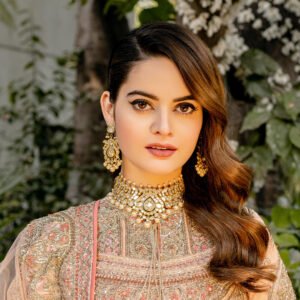 Diamond Polki With Pearls