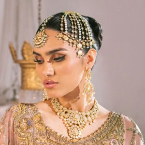 Golden Meena Diamond Polki