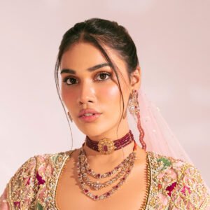 Gold Layered Mala with Choker