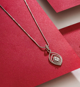 Leaf Diamond Pendant