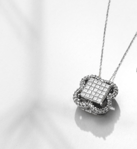 Channel Diamond Locket