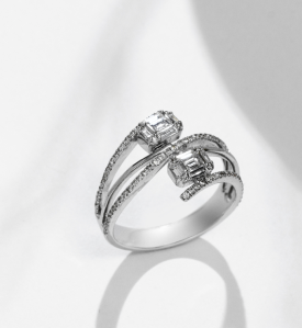 White Gold Diamond Ring
